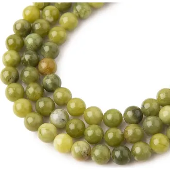 Dětské navlékací korálky Korálky z minerálu Jadeit Kanadský 6 mm
