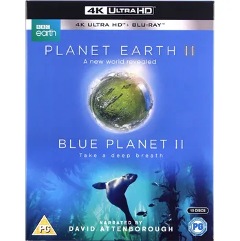 Blu-ray film Planet Earth II/Blue Planet II Blu-ray 4K disk