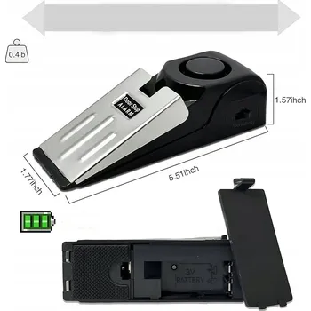 dveřní zarážka DVEŘNÍ ZARÁŽKY SPODNÍ, INTERIÉROVÉ - STOPKY DO DVEŘÍ 2 KS