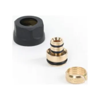 Hlavice pro radiátor Terma adaptér AL-PEX GW 3/4" – ∅16x2 Černá matná