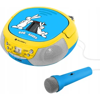 Karaoke Rádio boombox pro děti s funkcí karaoke a mikrofonem