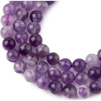 Korálek Korálky z minerálu Ametyst chevron 8 mm