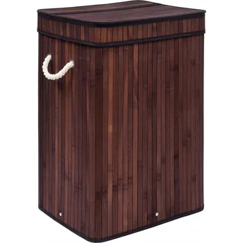 Koš na prádlo Koš na prádlo Gockowiak bambusový béžový 80 l s víkem