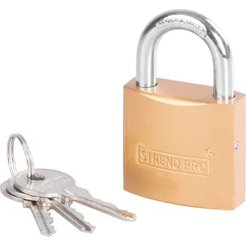 Visací zámek Zámek Strend Pro FT 38 mm, visací. zlatý