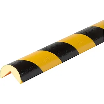 Dětská zábrana Černo-žlutá pěnová ochrana rohů zdí, stěn "typ A" - 4 x 100 cm
