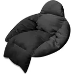 Polštář Čapí hnízdo černý