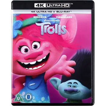 Blu-ray film Trolls (Trollové) Blu-ray 4K disk