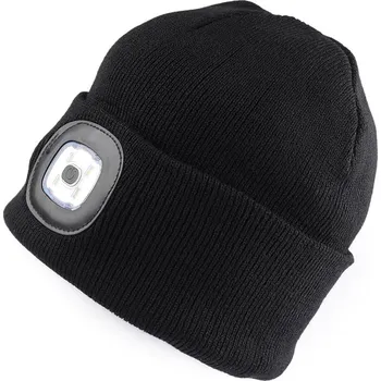 Čepice Čepice s LED světlem unisex, barva 1 černá