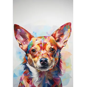 Panel na ušití deky Wellsoft fleece 140x200 čivava