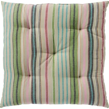 Podsedák Ib Laursen Bavlněný sedák Multicoloured stripes 50 × 50 cm