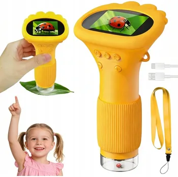 1000X PŘENOSNÝ RUČNÍ DIGITÁLNÍ OPTICKÝ MIKROSKOP PRO DĚTI HD 2-PALCOVÝ