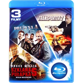 Szklana Pułapka 5 / Drużyna A / Transporter 2 Blu-ray disk