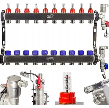 rozdělovač topení Rozdělovač Goshe 10 okruhů