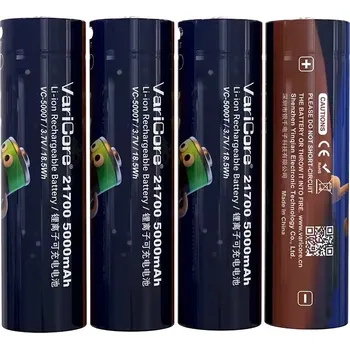 Akumulátor baterie VariCore VC-5000T Type-C 21700 3.7V Liion 5000 mAh 4ks