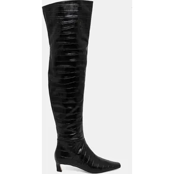 Dámské kozačky Kožené kozačky MICHAEL Michael Kors Kosmo 40F4CSMB5E.001 černá 99X, EUR 37