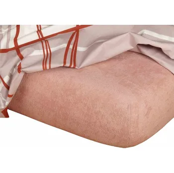 DADKA VRACOV Froté prostěradlo béžové Rozměr: 35x75x2