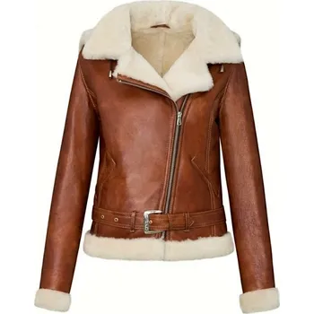 Dámský svetr Sikora Dámský kožešinový křivák Molly - hnědý