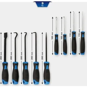 Nářadí pro automobil Sada škrabáků k zaškrabání povrchu Brilliant tools BT542010