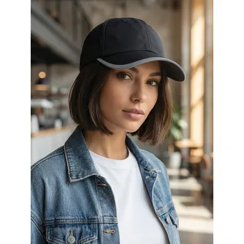 Kšiltovka Dámská kšiltovka A-95 v černé barvě, VELIKOST UNI