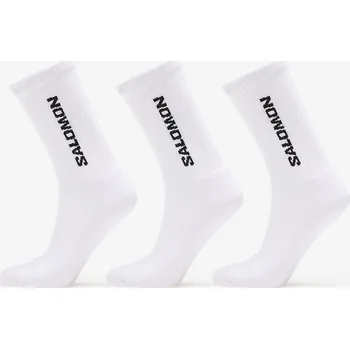 Pánské ponožky Ponožky Salomon Everyday Crew Socks 3-Pack White/ White M