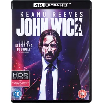 John Wick: Chapter 2 Blu-ray 4K disk