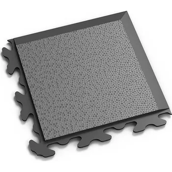 vinylová podlaha Grafitový PVC vinylový rohový nájezd "typ B" Invisible 2037, Fortelock - 14,5 x 14,5 x 0,67 cm