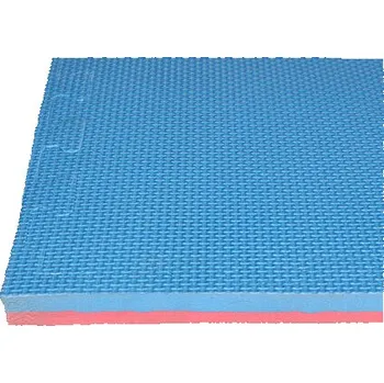 podložka na cvičení Červeno-modré puzzle modulové tatami Champion - 100 x 100 x 2 cm