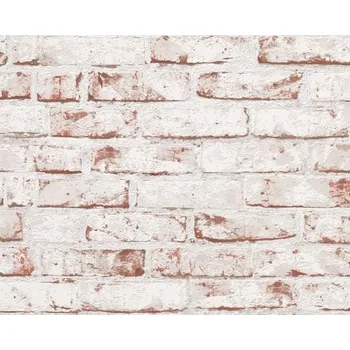 Tapeta Vliesová tapeta AS Creation 9078-13 bílo-hnědá 0,53x10,05 m