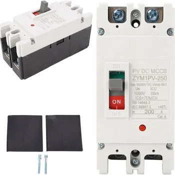 Bezpečnostní kamera MCCB Jistič 200A 2P Solární DC Baterie Rozvaděč Vysoké Napětí