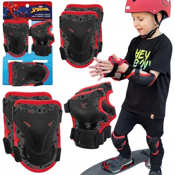Kolečkové brusle MARVEL Spider-Man DĚTSKÉ CHRÁNIČE na kolečkové brusle, kolo, koloběžku - SADA