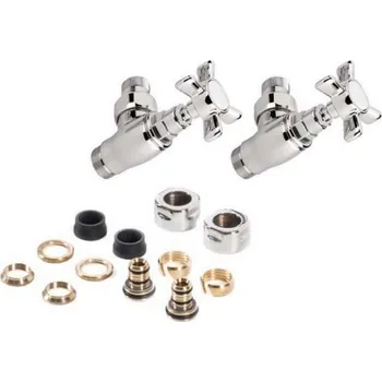 Ventil Terma Star rohová regulační sada ventilů Chrome