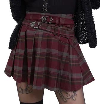 Dámská sukně sukně dámská KILLSTAR - Sable Riot - Red/Black - S