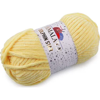 Příze Pletací žinylková příze s lurexovým vláknem Dolphin Star 100 g