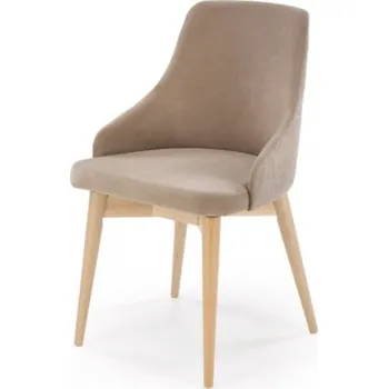 Jídelní židle Otočná jídelní židle Malaga z masivu béžová