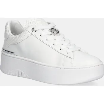 Dámská obuv Kožené tenisky MICHAEL Michael Kors Dottie Lace Up 43R6DTFS1L.085 bílá 00X, EUR 40