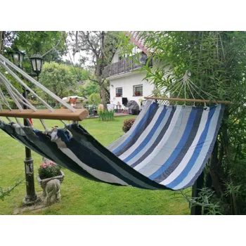 Houpací síť Greenmill HOUPACÍ SÍŤ S PŘÍČNOU TYČÍ 200 cm x 100 cm JLH004