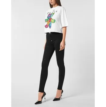 Pánské tričko PHILIPP PLEIN T-Shirt 25627 Bílá Regular Fit XL