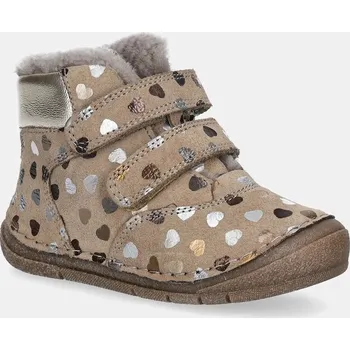 Dívčí obuv Dětské semišové zimní boty Froddo PAIX UP WINTER G2110143.26.21.24 béžová 80X, EUR 24