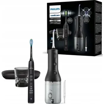 Elektrický zubní kartáček Philips Sonicare Bezdrátový irigátor a sada kartáček HX3886/43