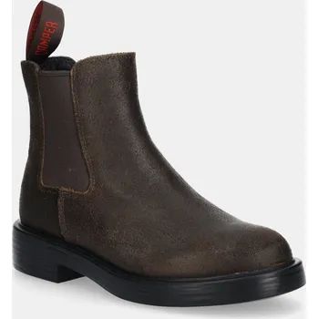 Dámská zimní obuv Nubukové kotníkové boty Camper Dean K400761.006 hnědá 98X, EUR 37