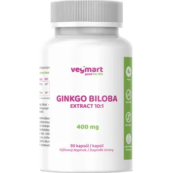 Přípravek na podporu paměti a spánku Vegmart Ginkgo Biloba 400 mg, 90 kapslí>