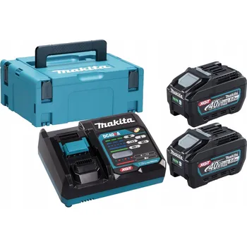 MAKITA Sada napájení 40V XGT 2x Akumulátor BL4050F + Nabíječka DC40RA