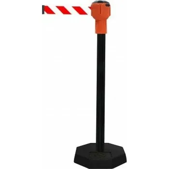 Plotový sloupek Černý vymezovací sloupek - 900 x 116 cm