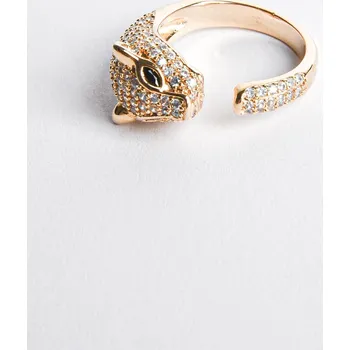 Prsten OTEVŘENÝ PRSTEN SE ŠELMOU ZLATÝ PECA del SOL