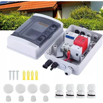 DC PŘIPOJOVACÍ SKŘÍŇKA PRO SOLÁRNÍ PANELY S PŘEPĚŤOVOU OCHRANOU IP65