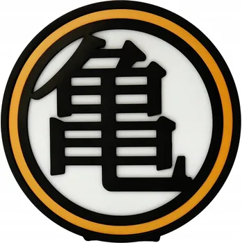 Lampička 3D LED Lampa Dragon Ball - Symbol Kame