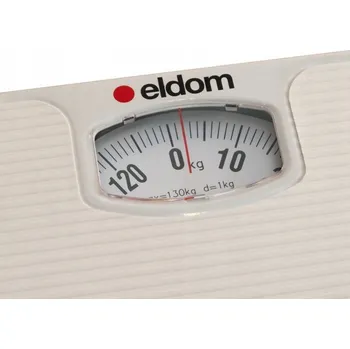 Osobní váha Osobní váha Eldom mechanická bílá 120 kg 1000 g