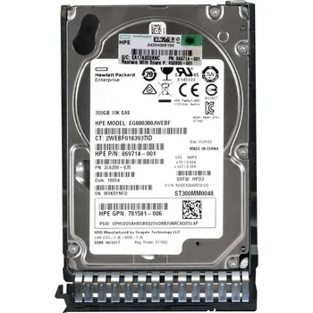 Interní pevný disk HP 869714-001 300GB 10K 128MB SAS-3 2.5'' EG000300JWEBF