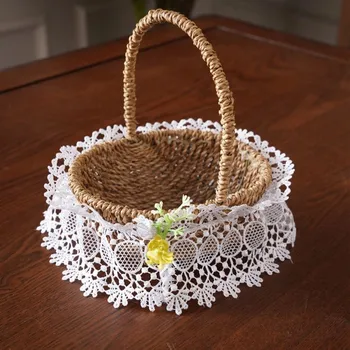 ubrus Ozdobná krajka do velikonočního košíku Průměr: 30 cm