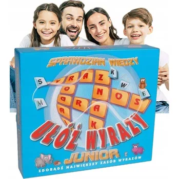 Desková hra Stolní hra SLOŽ SLOVA ZKOUŠKA ZNALOSTÍ JUNIOR EDUKAČNÍ SADA HRA PRO DĚTI HLAVOLAMY HRY PRO LOGICKÉ MYŠLENÍ HRAČKA ROZVOJOVÁ HRA LOGICKÉ HRY SADA Fan